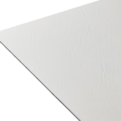 Image of Nexus Self Adhesive 12-Inch Vinyl Floor Tiles, 20 Tiles - 12 inch x 12 inch, White Slate Pattern - Peel & Stick, DIY Flooring for Kitchen, Dining Room, Bedrooms & Bathrooms by Achim Home Decor