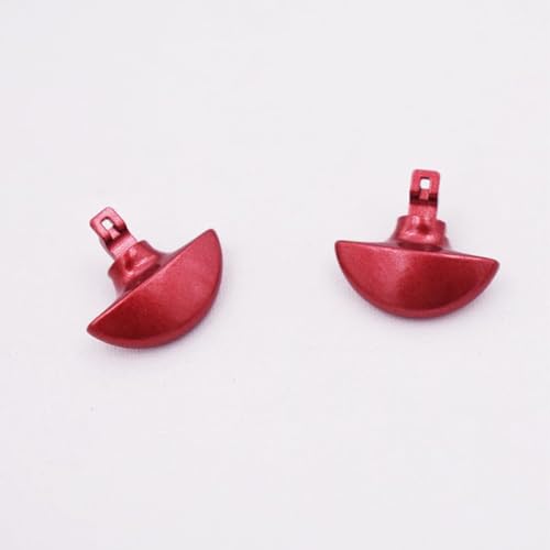Image of 4 Pcs Edge Controller Back Paddles for PS5 DualSense Edge Controller, Paddles Replacement Compatible with PS5 Edge Controller, Metal Paddles for PS5 DualSense Controller (Red)