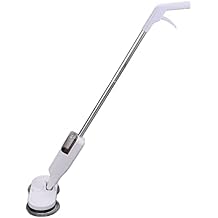 Electric Mop, USB Floor Cleaner Quiet Cleaning Cordless Spin Mop with 4 Mop Cloth, Wet Dry Dual Use Mop Powerful Cordless Mop for, Hardwood, Tile Floors, Laminate Floors