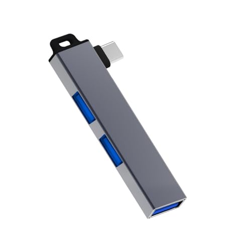 Tipo espansore USB3.0 dei hub della lega di di C con la porta 3USB per il trasferimento di dati stabile dei dispositivi finestra e degli androidi alluminio linux