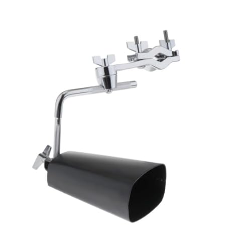 Soporte metálico para cencerro con clip L-Rod para batería, soporte con montaje para cencerro, accesorio para percusión miniatura 3
