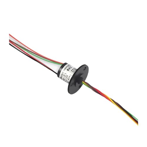 Slip Ring Conductive Ring Brush Collector Ring Carbon Brush Rotating Joint 6 Wire 2a, Diameter 12.5mm