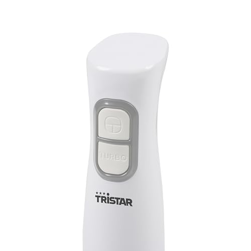 Tristar Mixeur à main set - 350 W - Bâton extra-long - Mixeur plongeant - Hachoir - Gobelet gradué - Fouet - Blanc -MX-4851 – Image 4