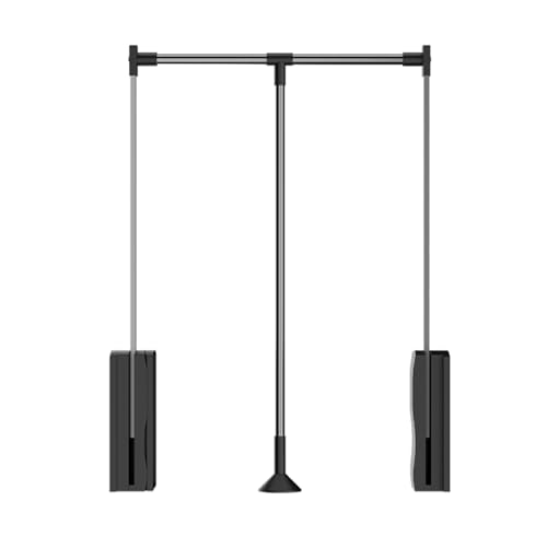 Tringle de placard rabattable marron pour dressing
