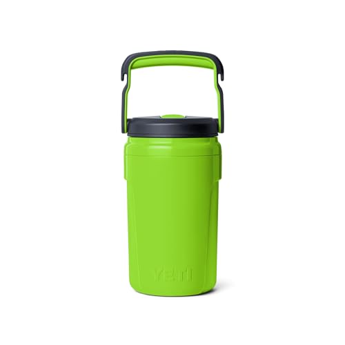 Image of YETI Silo 40 oz Insulated Magslider Straw Cap Water Jug - Leakproof, Lightweight Sports Bottle with Fence Hook Handle - Keeps Drinks Ice-Cold - Ideal for Gym, Sports & Tournaments, Venom