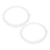 Angoily 2 Pièces Joint Silicone Étanchéité pour Autocuiseur Anneaux de Remplacement Épais Compatibles Cocotte Joint Torique Flexible pour Cuisson Sécurisée