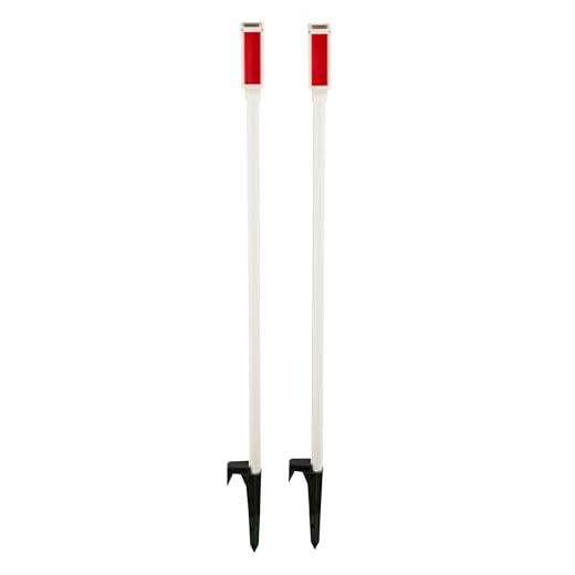 Alpine Corporation SLC104SLR-RD-2 Driveway Marker, Multicolor