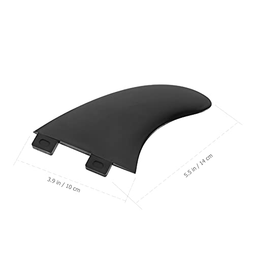 BESPORTBLE 3Pcs Surf & SUP Fin Fin Centro para Paddleboard Prancha Longboard Fin Único Acessório de