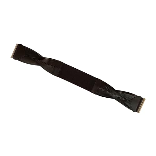 Stretchy Wide Elastic Belt Braided Woven Elastic Vintage Full Grain Leather Belt Waistband Weaving Boho Belt2