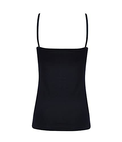 Image of OUTFLITS Women's Ladies Cotton Adjustable Strap Innerwear Camisole Slip Combo 2 Pices Pack (LIC02F 2C)