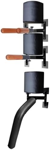 Wing Chun Wooden Dummy Stand with Wood ＆ Spring, Freestanding Moo...