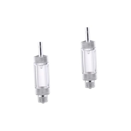 minkissy 2stücke Aquarium Bubble Counter Mit Rückschlagventil Präzise Messung Kohlenstoffdioxids Für Aquarienpflanzen Einfache Installation Ausführung