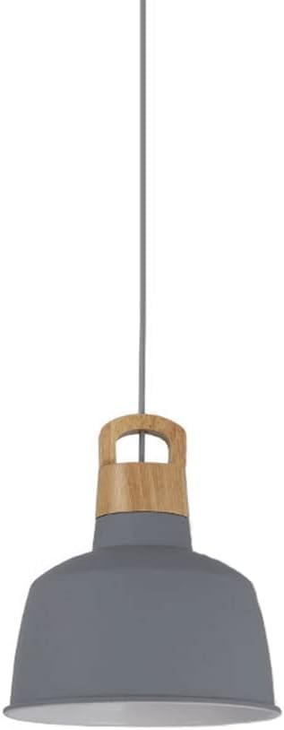 Lustre en métal E27 pour le salon - Suspension industrielle colorée design rétro