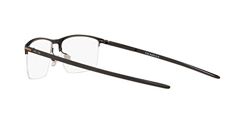 Image of Oakley mens Ox5140 Tie Bar 0.5 Rectangular Prescription Eyeglass Frames