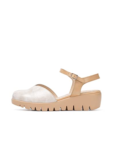 Wonders Sandalia Caravaca Tie Dye para Mujer Marrón 38