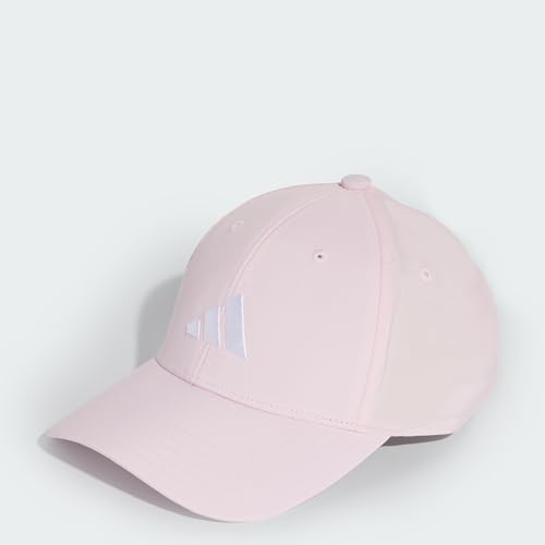 adidas Unisex Bball Cap LT EMB New Logo, Clear Pink/White, S-M