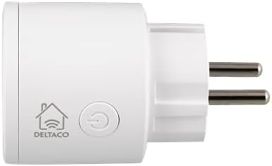 側 view of DELTACO Smart Home SH-P01-3P Wi-Fi Smart Plug