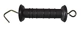 Material: Kunststoff horizont trapper Torgriff mit Haken, Torgriff für Weidezaun, 1 Stück, schwarz, Kunststoff