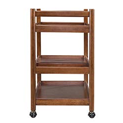 Image of 3-Tier || Premium Metal Kitchen Serving Trolley with Wheels|| Barcart Trolley, Serving Trolley, Utility Cart with Wheels for Kitchen, Dining Room, bar or Living Room