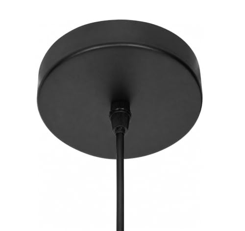 Image of XERGY Modern Pendant Ceiling Light Fixture, Black Hanging Lamp with Vintage Industrial Design for Living Room, Bedroom, Dining Room, Kitchen & Home Decor (Bulb Included)