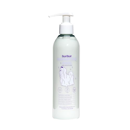 BURBUR - Mask, máscara para cães | 250 ml | todas as raaças, todos os tipos de cabelo, hidratação e brilho