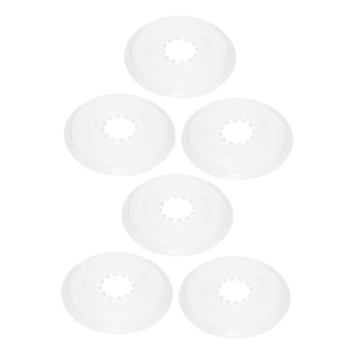 SUPVOX 6pcs Bicycle Flywheel Guard Bicycle Protector Bike Chain Guard Protector Mountain Bike Chain Guard Bike Part Bike Supplies Transparent Plastic