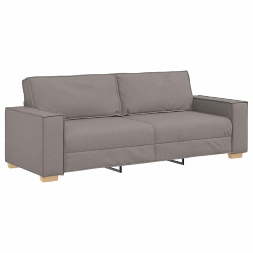 vidaXL Canapé Taupe 220 x 80 x 84 cm Tissu, Canapé Moderne pour Salon Chic, Tissu Confortable,...