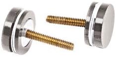 CRL Polished Nickel Replacement Washer/Stud Kits for Single-Sided Solid Pull Handle - 30SKPN
