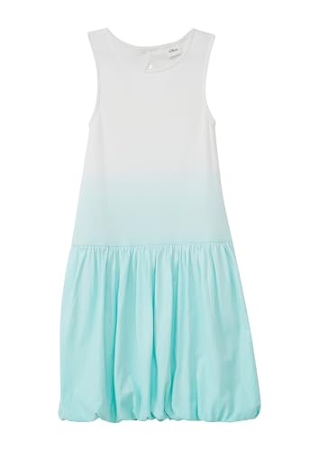 Vestido corto falda globo degradado para invitadas de boda de tarde y cócteles de verano
