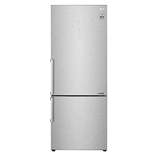 Geladeira Smart LG Bottom Freezer Inverter 451L Inox com Nature Fresh e ThinQ GC-B659BSB - 220V