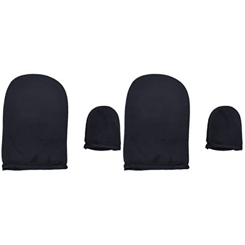 FRCOLOR 4pcs Self Tanning Mitt Makeup Gloves Sunscreen Gloves Tanning Mitt Applicator for Face and Body Care