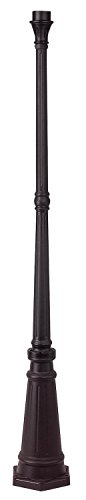 Livex Lighting 7709-07 Cast Aluminum Post Light Fixture, Bronze