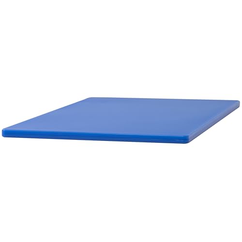 Winco Cutting Board, 12 by 18 by 1/2-Inch, Blue