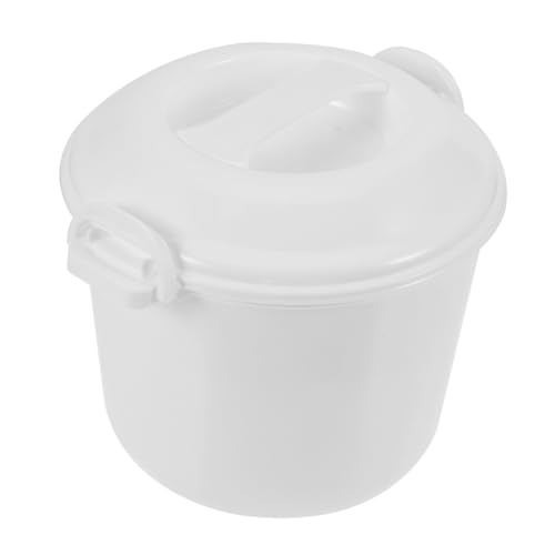 KAILIKETIY 容量 電子レンジ対応炊飯器 蓋付き 多機能調理器具 ご飯 パスタ 野菜調理用 家族向けポータブル炊飯器