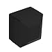 AYNEFY Fashionable Engagement Ring Box, Plush Material, LED Lighting and Multifunctional, for Proposals and Weddings (Black)