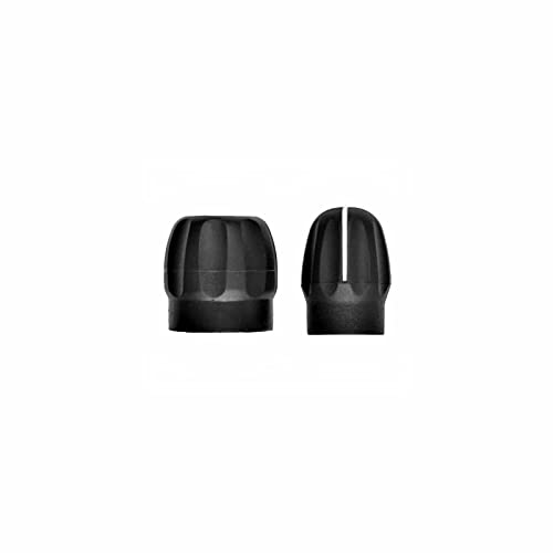 1 Pair Volume Knob and Channel Selector Knob Button Cap Replacement for GP328 GP338 GP380 HT750 HT1250 HT1550 CP200 CP200D CP200XLS CP150 CP160 PR400 PRO5150 Two Way Radio