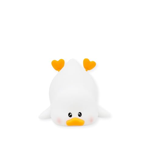 Veilleuse Winkee Canard maladroit en silicone souple rechargeable pour lit enfant