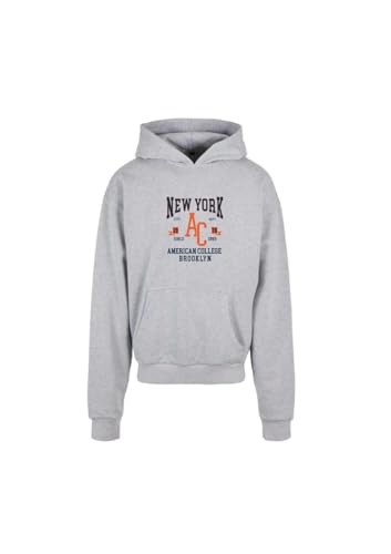 AMERICAN COLLEGE USA Sweat Shirt Sweater à Capuche Enfants Garçon Fille, Sudadera con Capucha Unisex Niños, Gris,