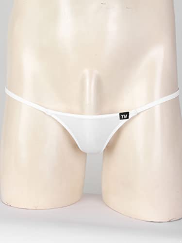 easyforever Men's Sheer Mesh See Through Low Rise T-Back G-String Thongs Bikini Briefs Underwear2