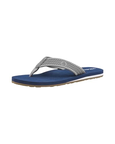 Image of Volcom Men's Daycation Flip Flop Sandal - Soft Brushed Recliner Comfort Foam Footbed