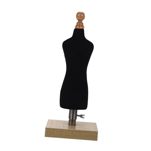 Homoyoyo 2pcs Doll Mannequin Model Stand Doll Dress Stands for Boys and Girls Mini Mannequin Wooden Base Wrinkle- Display