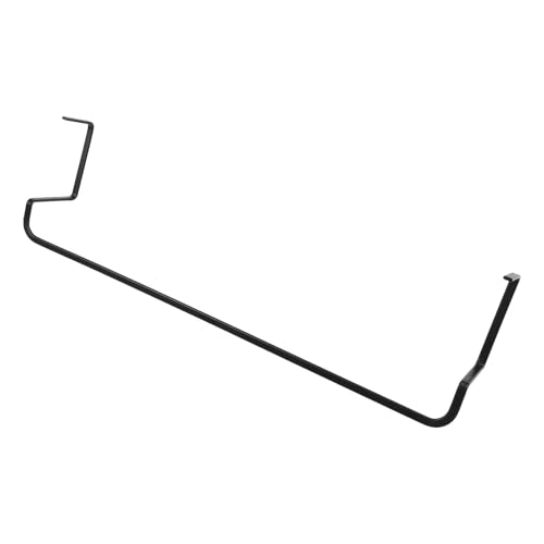 Toallero de radiador de metal – 35 cm o 50 cm, toallero colgante ajustable para baños y lavanderías, negro/blanco, no requiere taladrar (blanco-grande)