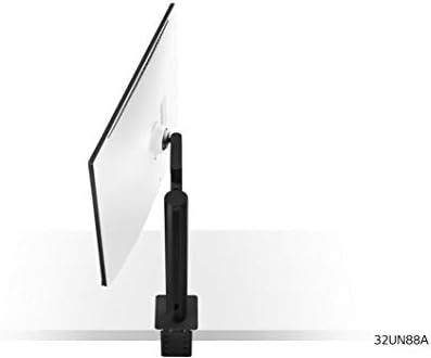 LG Electronics UltraFine Monitor 32UN88A, 32 inch, 4k, 60Hz, 5ms, IPS Display, HDR 10, Energy Saving, HDMI, Displayport, USB C, Anti Glare, Ergonomic Adjustable Stand with Clamp