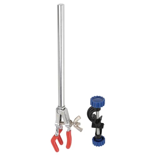 SEWACC Multi-purpose Zinc Alloy Laboratory Clamp Lightweight Flask and Test Tube Holder for Secure Glassware Support in Scientific Research Teaching and Industrial Labs