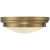 Savoy House 6-3350-16-322 Lucerne Industrial White Glass Flush Mount, 3-Light...