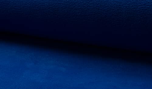 Tissu polaire au mètre bleu roi pour confectionner des plaids de salon chauds