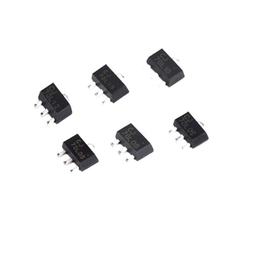 Estabilizador de tres terminales CJ78L08 SOT-89 SMD pack 50 piezas