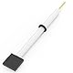 Labasics Graphitfolie Elektrode, 15x15x3 mm Elektrolysezelle Elektrode mit PTFE-Körper, kompatibel mit Labasics Elektrolysezelle