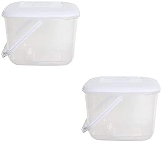 St@llion 6L Large Food Storage Canister with Handle Airtight Reusable Food Storage Containers Keeps the Contents Secure and Fresh Used for Flour, Sugar, Baking Supplies (Pack Of 1)