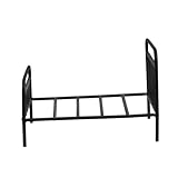 Estilo minimalista: su diseño simple se adapta perfectamente a diferentes configuraciones de habitaciones, como dormitorios, salas de estar y estudios, satisfaciendo diversas necesidades, cama de metal para casa de muñecas, decoraciones para casa de muñecas